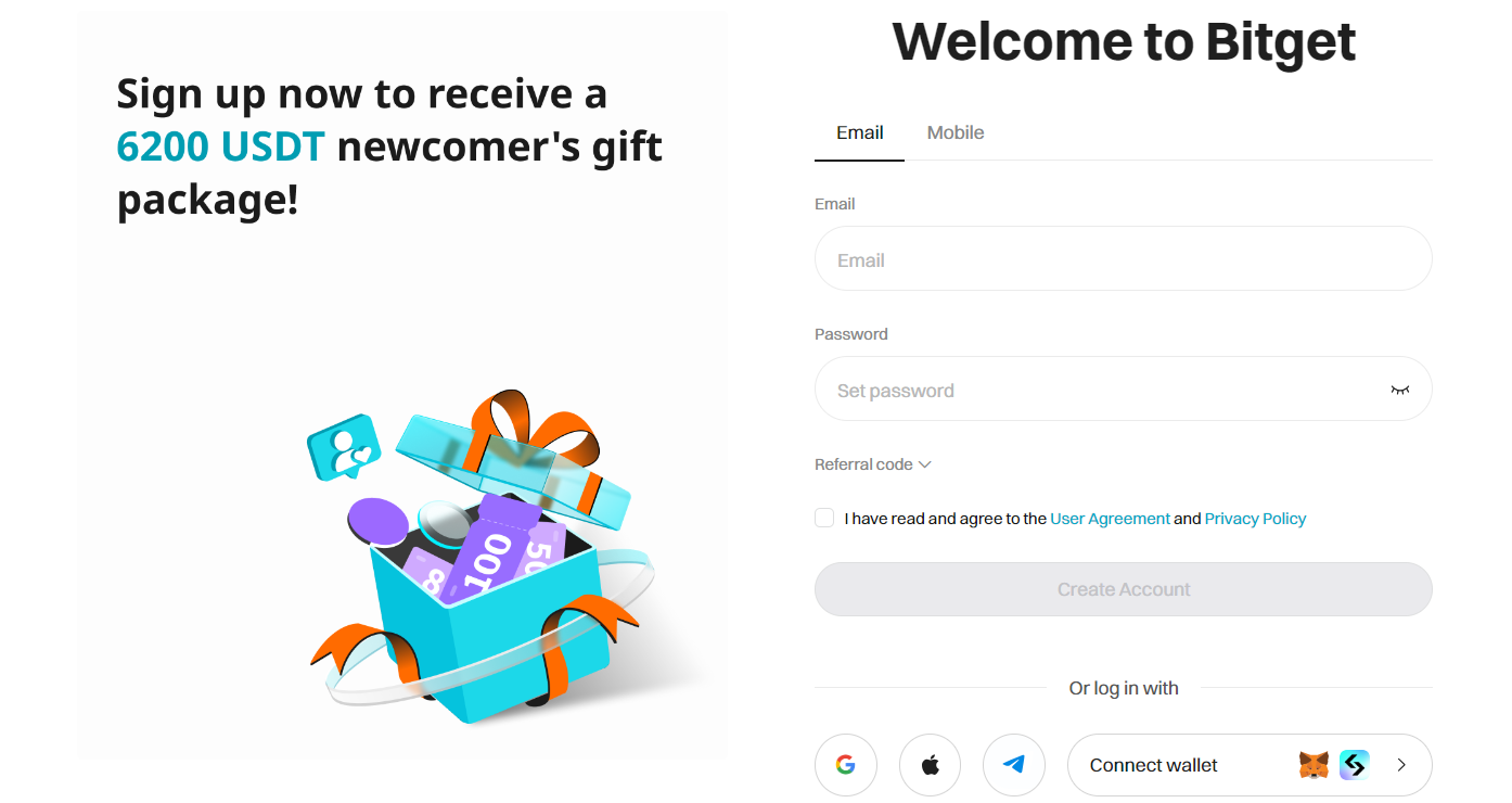 create account on crypto exchanges