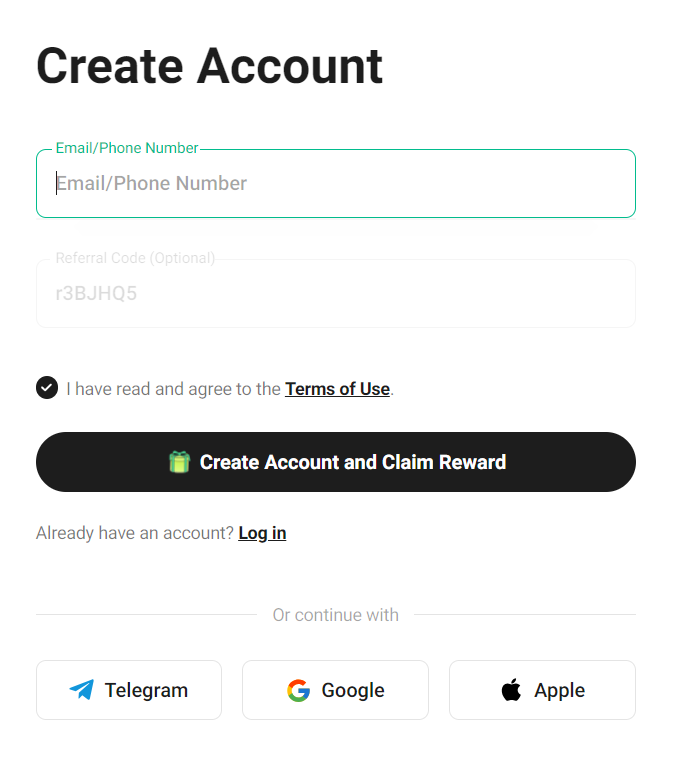 create kucoin account using referral code