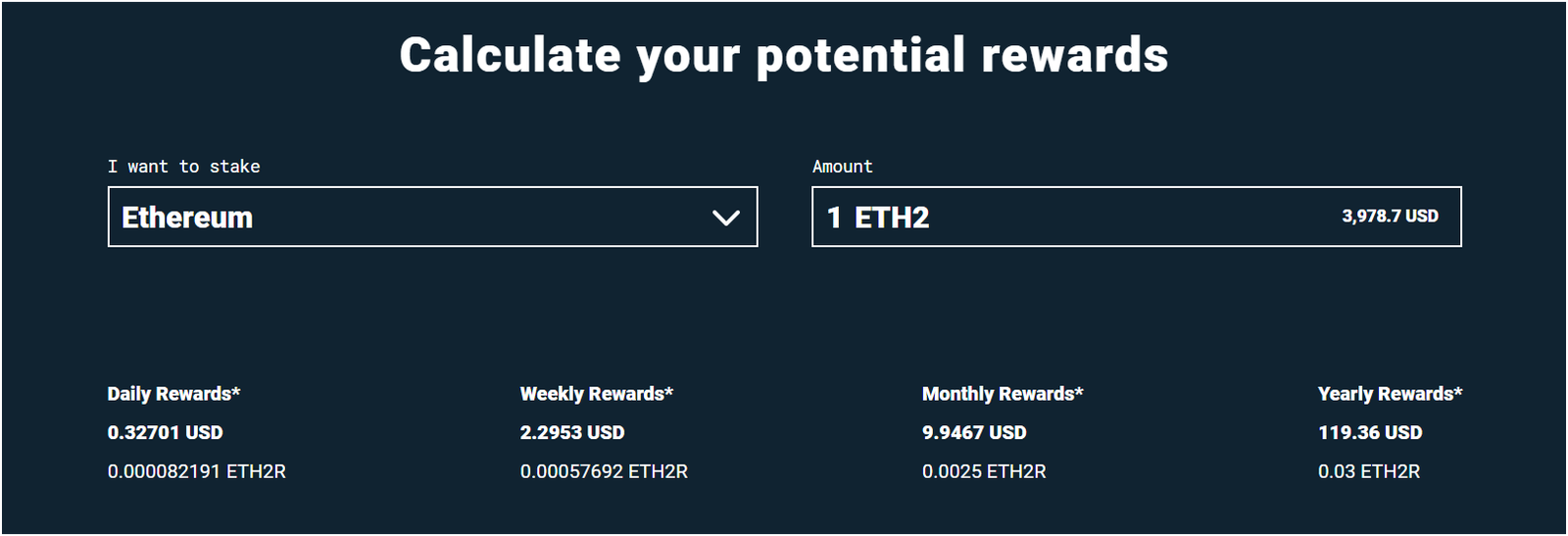 Bitfinex ETH staking