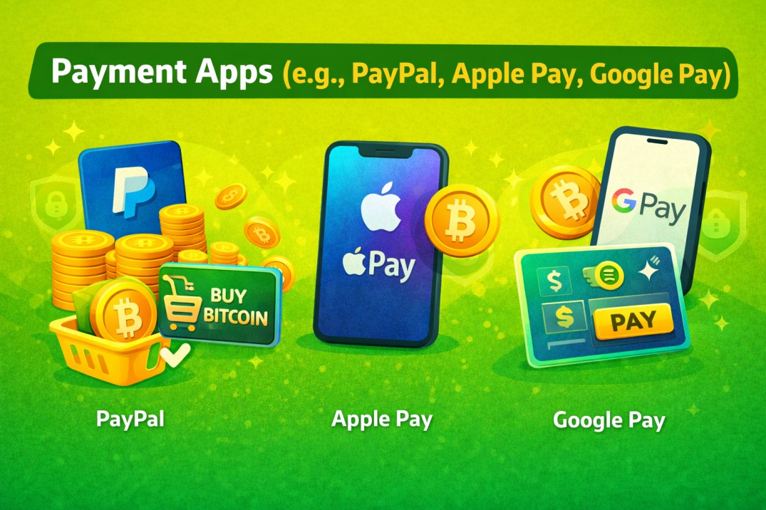 Payment Apps (PayPal, Apple Pay and GPay)